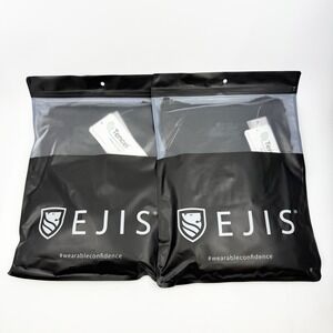 2X Ejis Sweat Defense Model Crew Undershirt T Shirt Modal Black Large Men's Tee